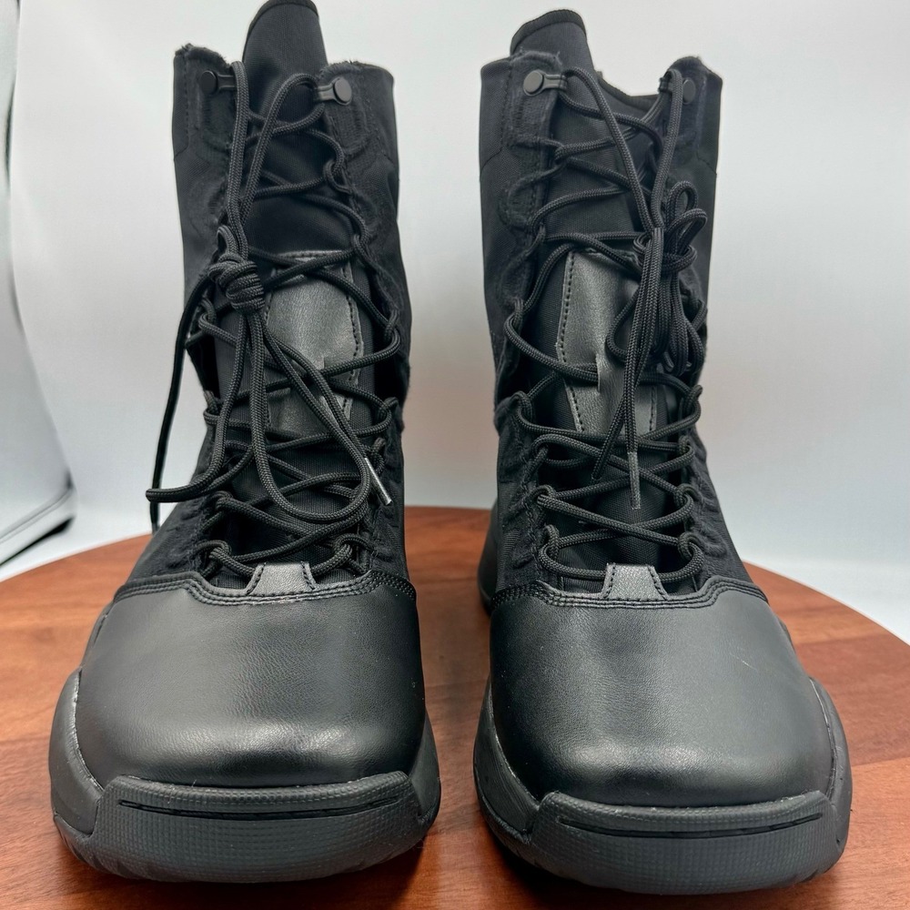 Nike SFB B2 8" Leather Tactical Military Boots Triple Black Mens 11.5 FN3717-001 - Picture 5 of 11